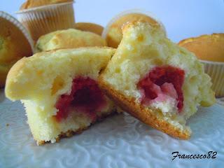 Muffin con lamponi al profumo di menta