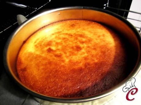 Cheesecake pesca e pompelmo che racchiude il sapore di un'estate dai momenti di indimenticabile felicità