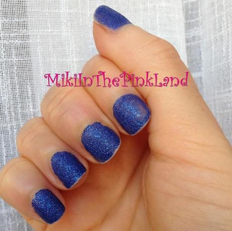 Smalto del giorno: Kiko Sugar Mat Nail Lacquer n°644 Blu Mare