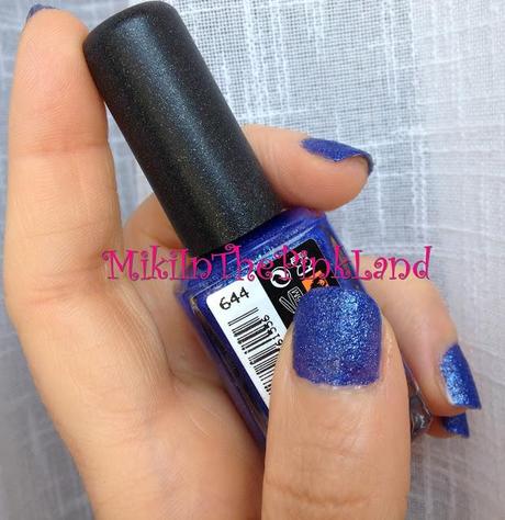 Smalto del giorno: Kiko Sugar Mat Nail Lacquer n°644 Blu Mare