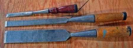 Corso di falegnameria: gli scalpelli