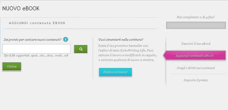pubblicare ebook con Kobo