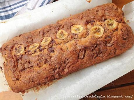 Di rientro dalle vacanze, piccole soddisfazioni e...cioccolato e banana: la combinazione perfetta in versione plumcake!