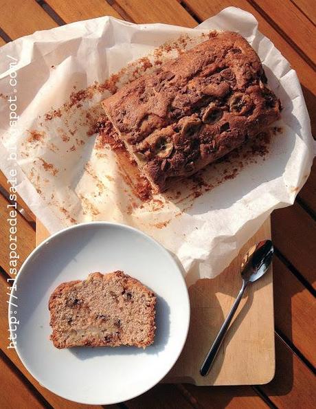 Di rientro dalle vacanze, piccole soddisfazioni e...cioccolato e banana: la combinazione perfetta in versione plumcake!