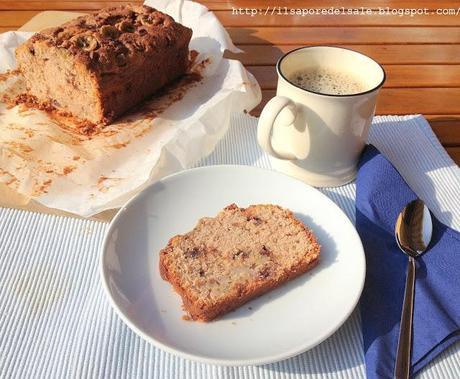 Di rientro dalle vacanze, piccole soddisfazioni e...cioccolato e banana: la combinazione perfetta in versione plumcake!