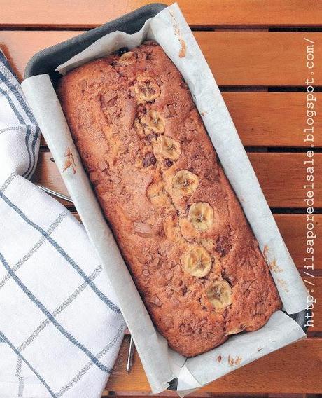 Di rientro dalle vacanze, piccole soddisfazioni e...cioccolato e banana: la combinazione perfetta in versione plumcake!