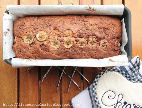 Di rientro dalle vacanze, piccole soddisfazioni e...cioccolato e banana: la combinazione perfetta in versione plumcake!