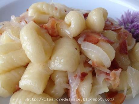 Gnocchetti all'acqua... buoni e veloci!