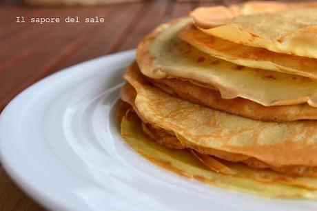 Ricordi di Francia... lasagnette di crêpes avec jambon, fromage et béchamel!