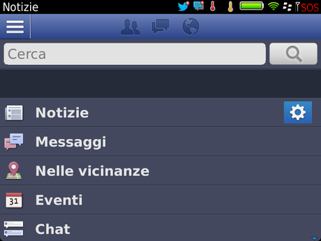 Facebook per BlackBerry si aggiorna, in Beta Zone, alla versione 4.1.0.15