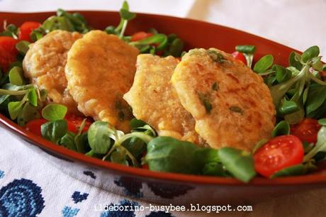 Abbasso le Solite Polpette - Frittelle Speziate di Mais e Pollo or Spicy Chicken and Sweetcorn Fritters