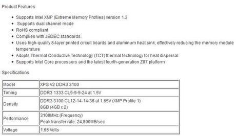 ADATA annuncia il debutto delle memorie XPG V2 da 3,1 GHz