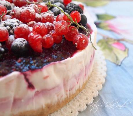 Cheesecake quasi light ai frutti di bosco