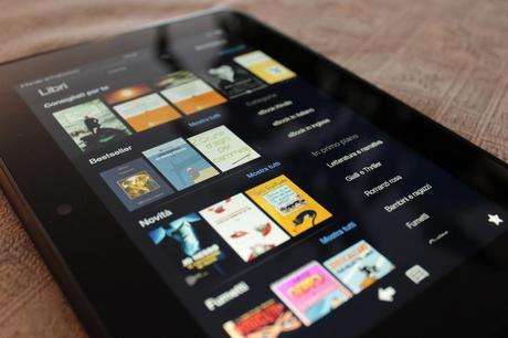 Amazon Kindle Fire HD Lo store dei Libri. Molto ben fornito!