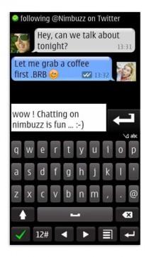 Nimbuzz per Symbian aggiornato alla versione 3.70