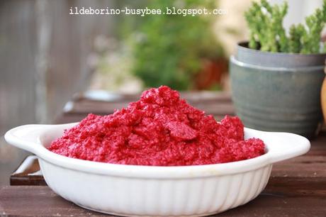 Tentazioni - Hummus di Barbabietole e Ceci or Beetroot and Chickpeas Houmous