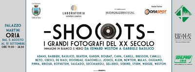 SHO(O)TS - I grandi fotografi del XX secolo. Immagini in bianco e nero da Edward Weston a Gabriele Basilico