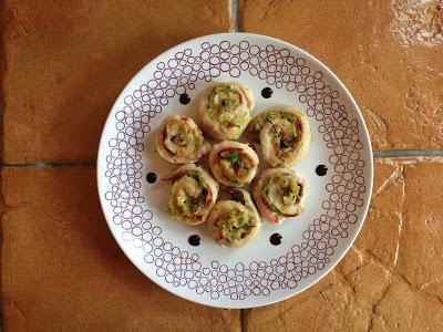 Spirali di Pollo Pancetta e Zucchine