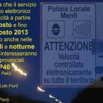 Controlli autovelox Menfi Fiori Porto Palo