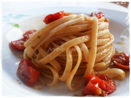 linguine integrali pomodorini confit (2)