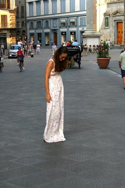 Outfit || Floral maxi dress