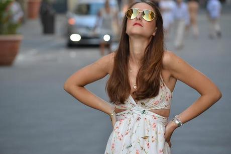 Outfit || Floral maxi dress