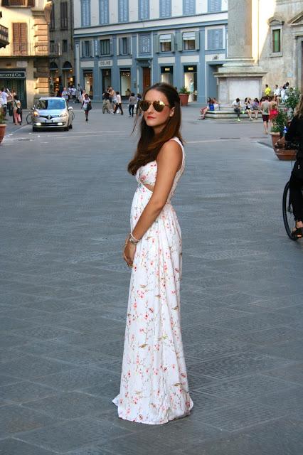 Outfit || Floral maxi dress