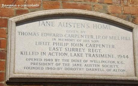 casa di Jane Austen, Chawton