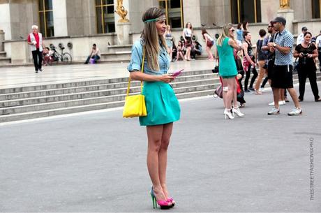 In the Street...Time for Teal, Milan & Paris