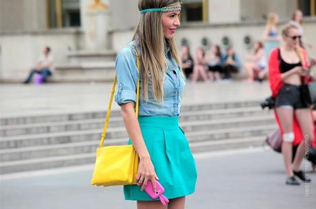 In the Street...Time for Teal, Milan & Paris