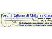 primo concorso premi Forum Italiano Chitarra Classica
