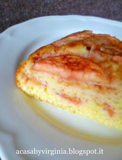 Torta di yogurt e mele.