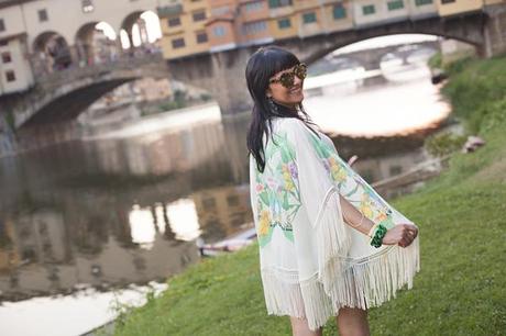 smilingischic, Outfit, canottieri Arno, Firenze, kimono 