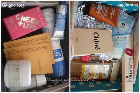 glossybox giugno luglio 2013 le grand bleu italiana italian italy june july 