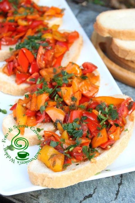 BRUSCHETTA CON PEPERONI DOLCI (19)+