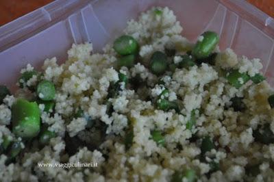 Pranzo a porter - cous cous di asparagi