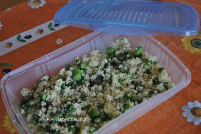 Pranzo a porter - cous cous di asparagi