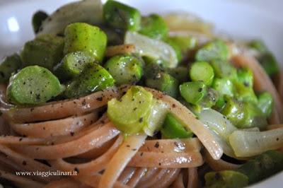 Deliziose linguine di farro con asparagi freschi della Maremma