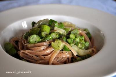 Deliziose linguine di farro con asparagi freschi della Maremma