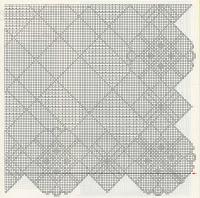 Schemi per il filet: Una copertina per la bimba in arrivo