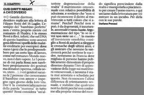 RASSEGNA STAMPA LUGLIO - PARTE 1