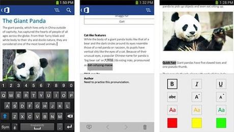 Microsoft Office Mobile per Android