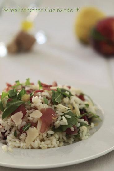  riso freddo con  bresaola, rughetta e parmigiano 