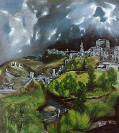 El Greco: Veduta di Toledo