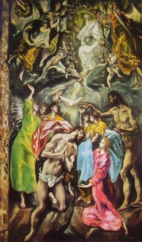 El Greco: Battesimo di Cristo