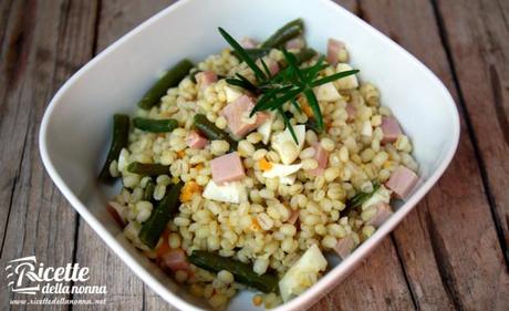 insalata orzo fagiolini