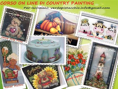 Corso on-line di Country Painting: vi presento tutti i progetti!