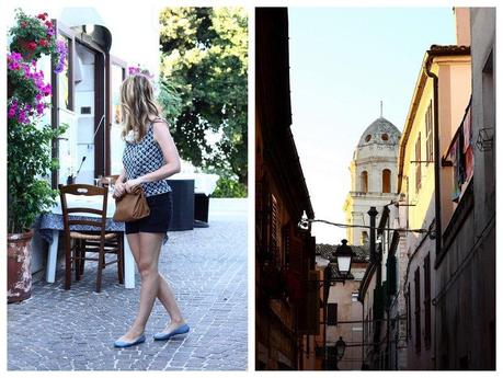 A tourist in Sirolo