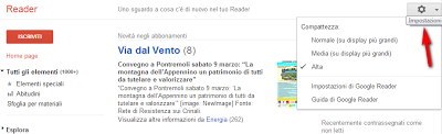 Rimpiazzare / sostituire Google Reader con soluzioni alternative per leggere i contenuti Rss (Google Reader AlternativeTo)