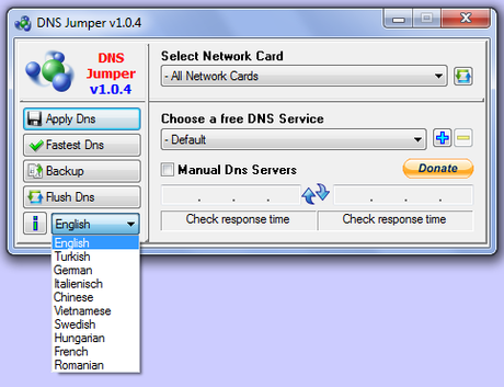 Utility freeware per modificare e scegliere il miglior server DNS